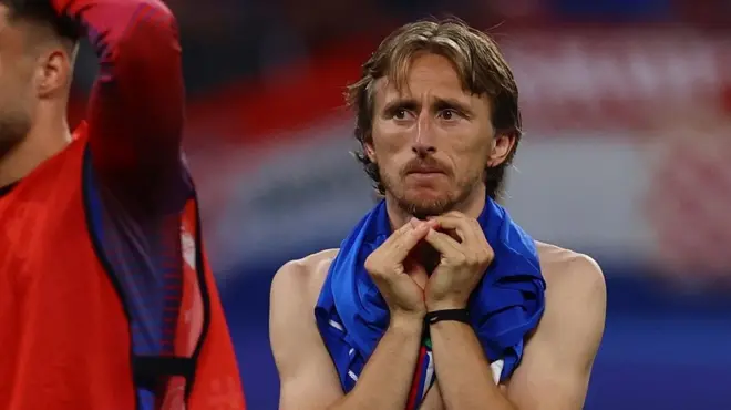 Neverica i tuga na licu i u očima Luke Modrića