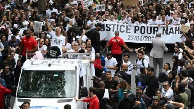 Mass protests have taken place across France