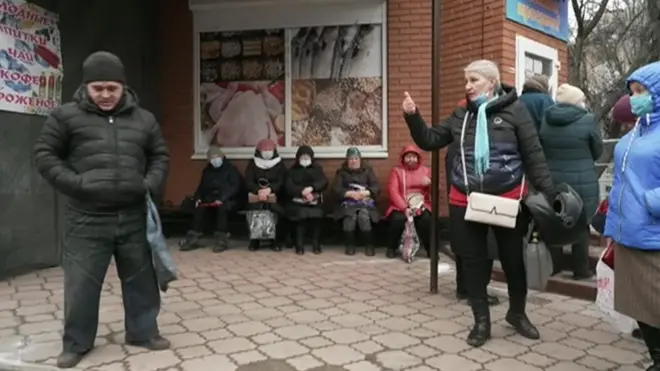 An argument about who is bombing whom, in Kostiantynivka