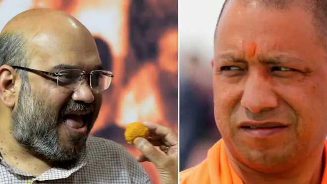 अमित शाह और योगी