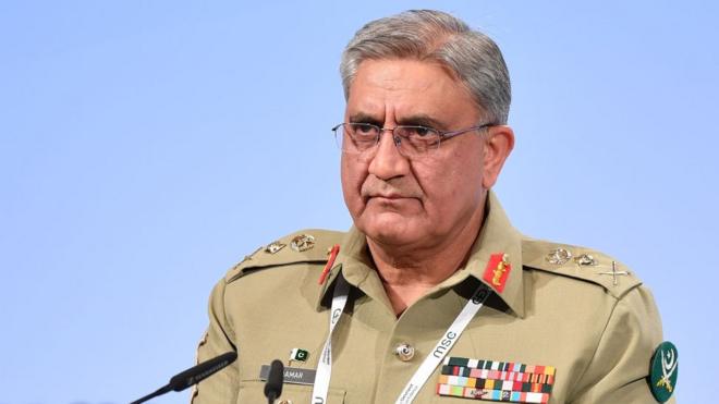 पाकिस्तान के सेना प्रमुख जनरल क़मर जावेद बाजवा