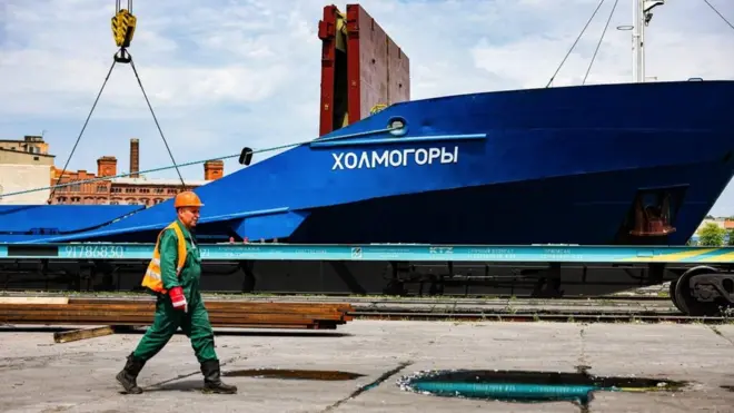 man ship Kaliningrad