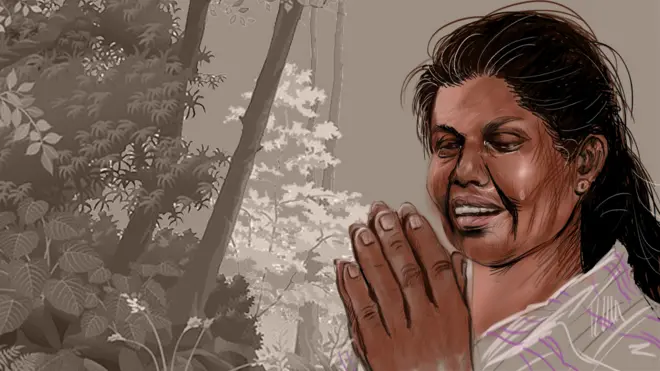 තරුණයාගේ මව - චිත්රණය