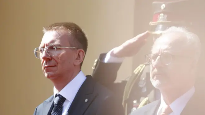 Эдгар Ринкевич и Эгилс Левитс, Рига, 03.07.2023