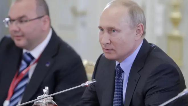 О деле Калви Владимир Путин высказался на встрече с руководителями международных информагентств в рамках Петербургского экономического форума