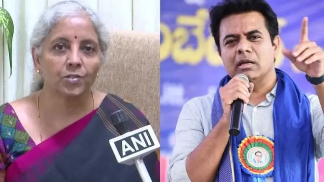 నిర్మల సీతారామన్, కేటీఆర్