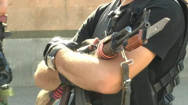 Член вооруженной группы "Сасна Црер"