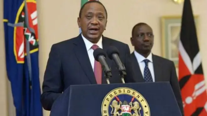 Ukutumvikana hagati ya Perezida Kenyatta n'icegera ciwe Ruto kwatumye umugambwe uri ku butegetsi wicamwo ibice