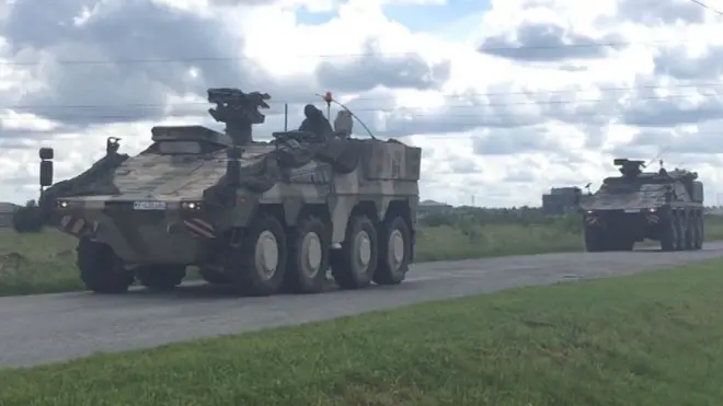 Этим летом на базе 1-й бригады эстонской армии гостит, в частности, немецкая рота со своей техникой