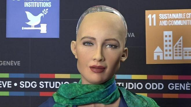 Sofía, la robot humanoide