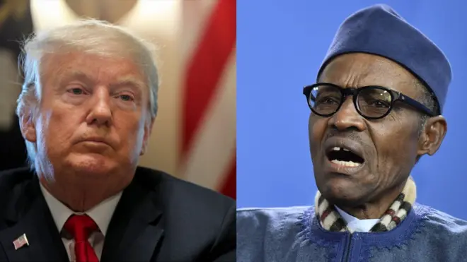 Donald Trump and Muhammadu Buhari