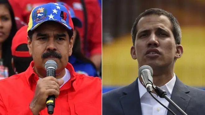 Nicolás Maduro y Juan Guaidó se disputan el título de presidente legítimo de Venezuela.