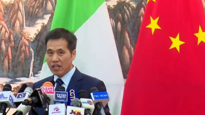 Chinese Ambassador, Zhou Pingjian