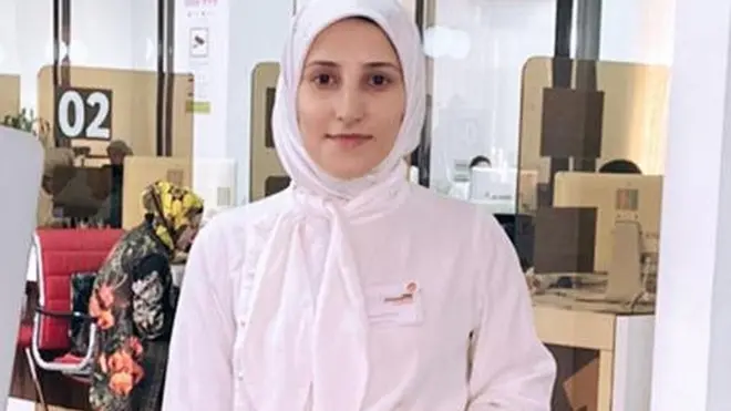 Patimat mengatakan perempuan beribadah di rumah berdasarkan tradisi di kota tempat tinggalnya.