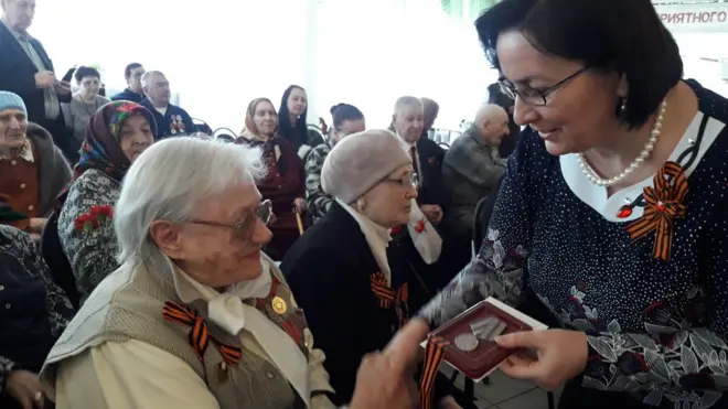 Вручение медалей в Автозаводском районе Тольятти