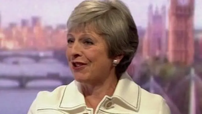 બ્રિટનનાં વડાંપ્રધાન થેરેસા મે