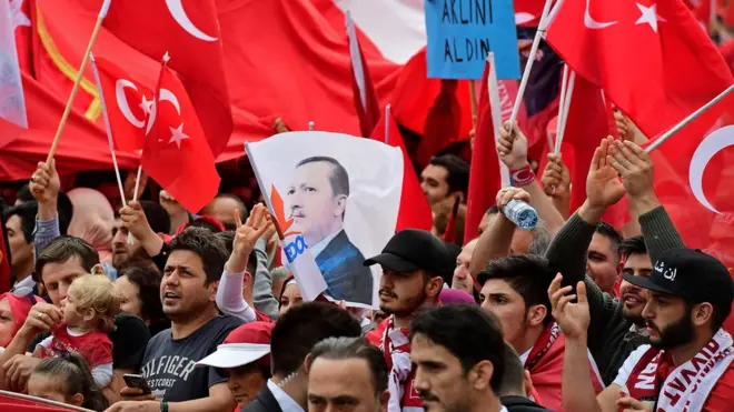 Köln'de Cumhurbaşkanı Erdoğan'a destek mitingi, 31 Temmuz 2016