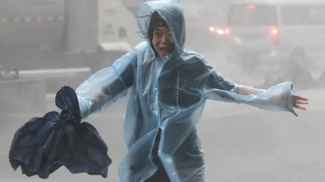 深圳也經歷大風大雨。