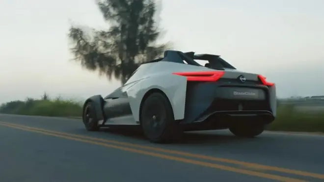 سيارة سباق سريعة لا تصدر انبعاثات كربونية