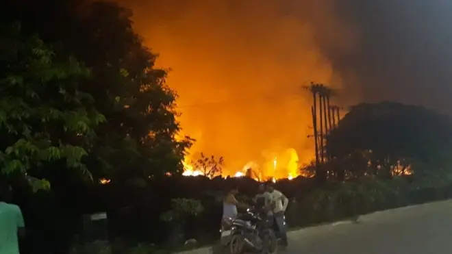 राउरकेला आग दुर्घटना