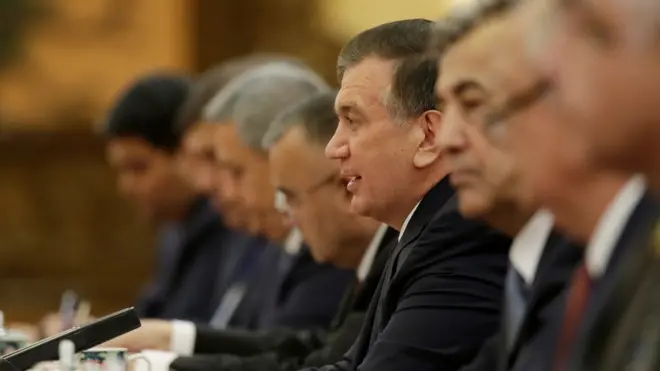 Президент Мирзиёев етакчилигидаги Ўзбекистон ҳукумати ҳайъати музокара пайти