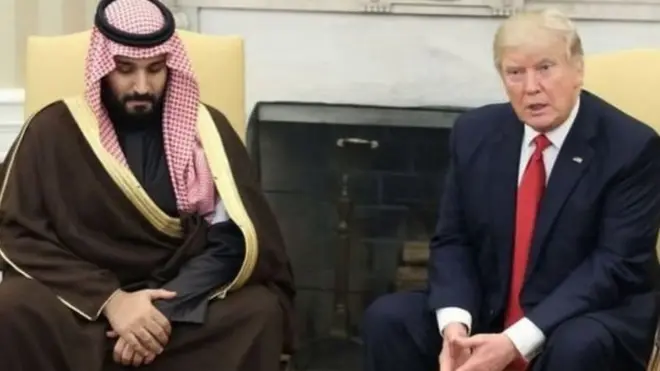 ट्रंप, सऊदी