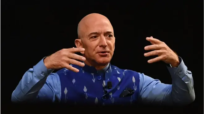 Jeff Bezos's fortune hit a record high this summer