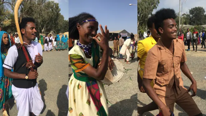አሥመራ በተካሄደው ፌስቲቫል ላይ የባህል ጨፈራቸውን የሚያሳዩ ኤርትራውያን ወጣቶች