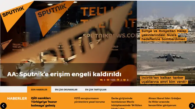 Sputnik erişim engelinin kaldırıldığını böyle duyurdu