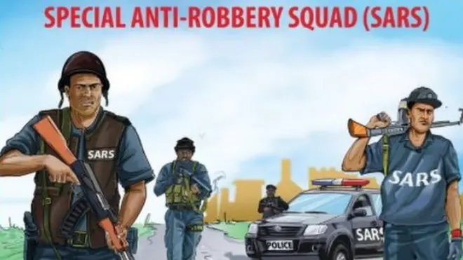 Dis SARS na di government security force wey dey put eye on top crime matter for Nigeria.