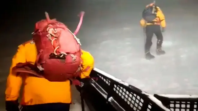 Спасатели на Эльбрусе