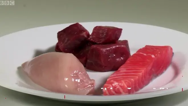 صورة للحوم تحتوي على بروتينات ضرورية للحصول على شعر صحي