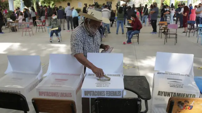 An estimated 93.5 million Mexicans are eligible to vote in the mid-term elections