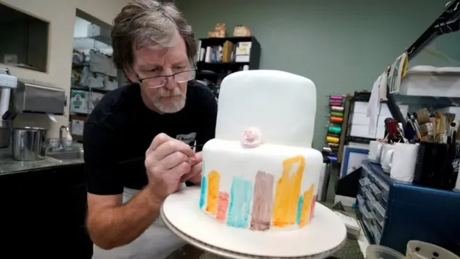 Jack Phillips has temporarily stopped making wedding cakes