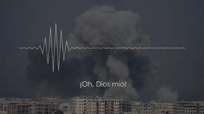 Una columna de humo.