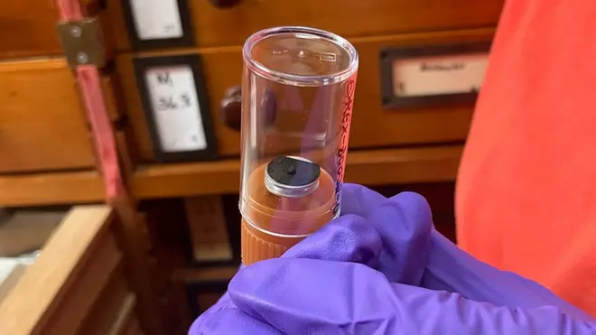 This fragment, little more than 1mm across, is packed full of information waiting to be extracted