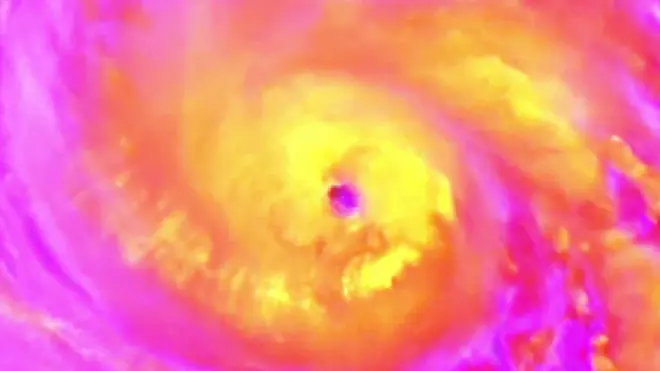 Imagen del huracán Florence