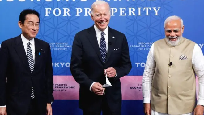 बीते साल मई में जापान में आईपीईएफ़ का गठन हुआ था