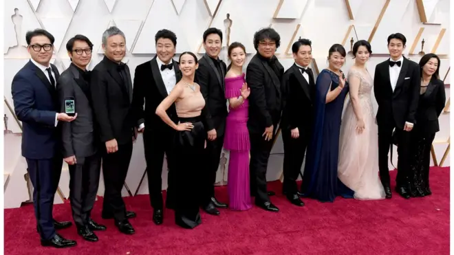 기생충 제작진과 출연진