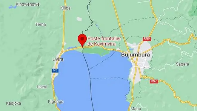 Uwo mugaba bivugwa ko yafatiwe ku rubibe Uvira