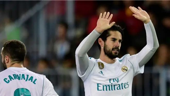 إيسكو يرفض الاحتفال بهدفه في مالاغا