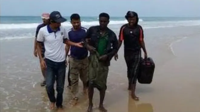 Kumanaan tahriibayaal ah ayaa u socdaala dalka Yemen