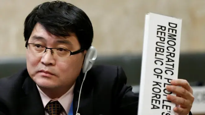 Ju Yong Choi menjelaskan posisi Korea Utara soal tuduhan pemakaian zat pemusnah massal dalam kematian Kim Jong-nam.