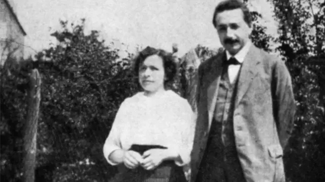 Milena y su marido Albert Einstein