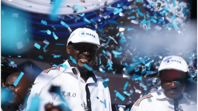 Raila Odinga iyo ku xigeenkiisa Kalonzo Misyoka