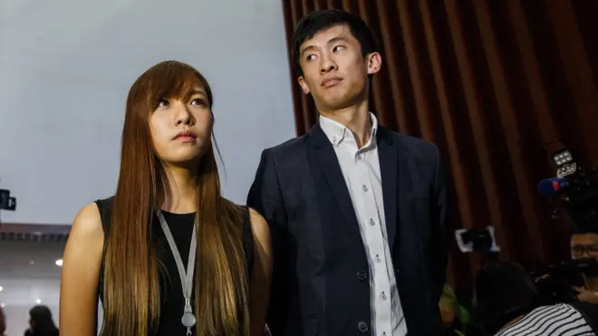 梁颂恒（右）、游蕙祯（左）（26/10/2016）