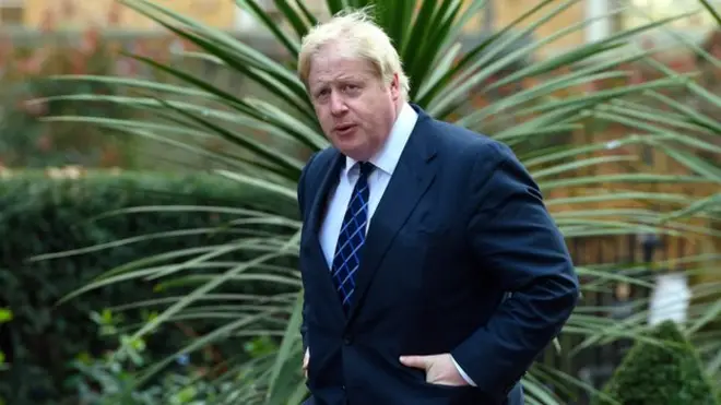 No be today di Foreign Minister, Boris Johnson, begin dey enter trouble because on im mouth