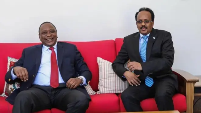 Uhuru iyo Farmaajo ayaa ku kulmay Nairobi