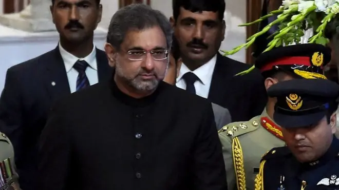 पाकिस्तानी प्रधानमंत्री शाहिद ख़ाकान अब्बासी