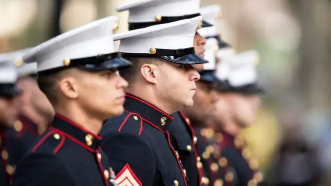 US Marine Corps members